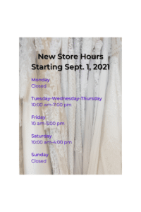 LRB New Store Hours September 2021